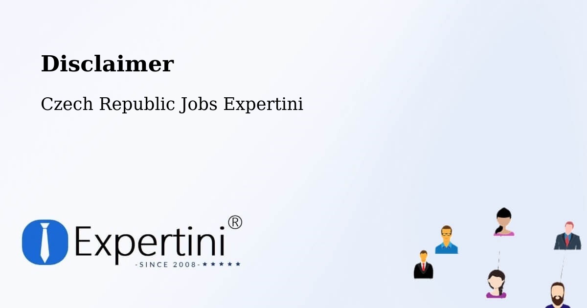 Disclaimer – Kolín - Czech Republic Jobs Expertini